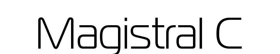 Magistral C Font Download Free