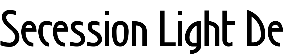 Secession Light Demi Bold Font Download Free
