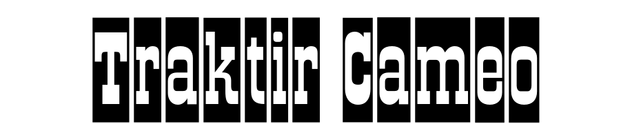 Traktir Cameo Font Download Free