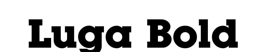 Luga Bold Font Download Free