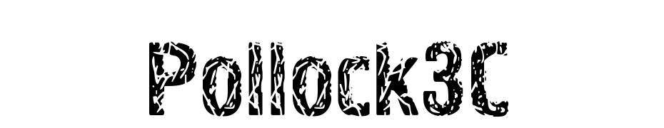 Pollock3C cкачати шрифт безкоштовно