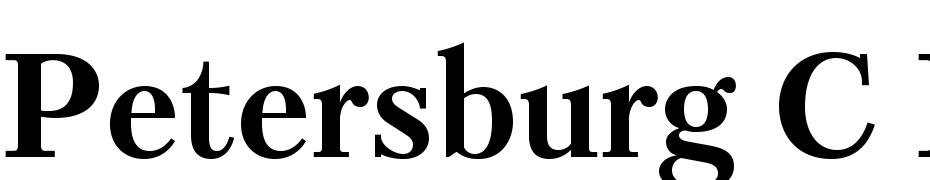 Petersburg C Bold Font Download Free