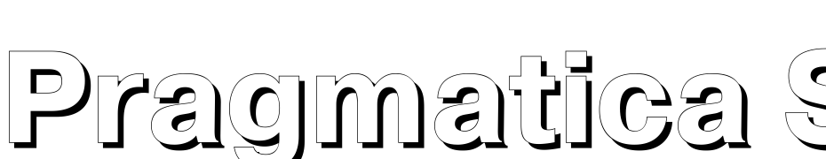 Pragmatica Shadow C Bold Scarica Caratteri Gratis