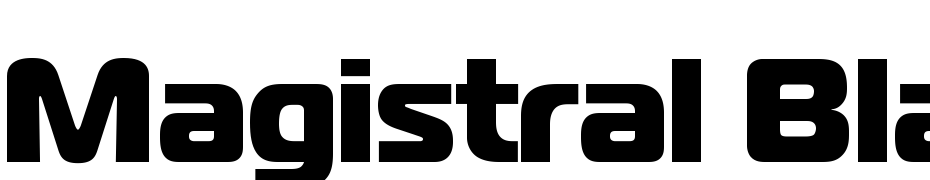 Magistral Black C Font Download Free