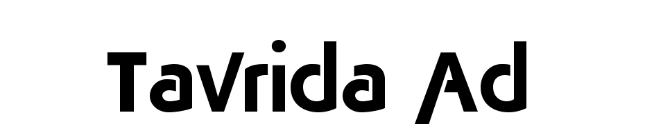Tavrida Ad Font Download Free