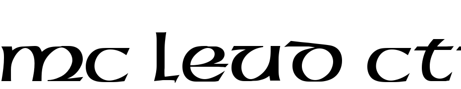Mc Leud CTT Font Download Free
