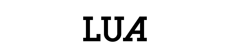 Luga Ad Yazı tipi ücretsiz indir
