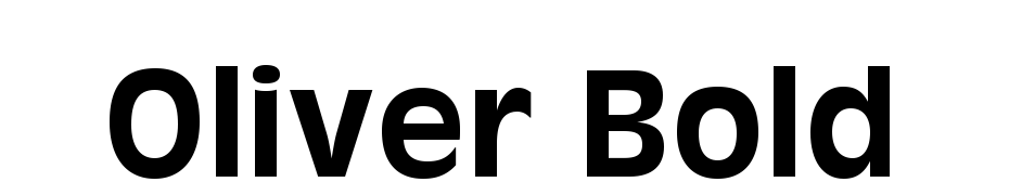 Oliver Bold Yazı tipi ücretsiz indir