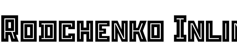 Rodchenko Inline C Font Download Free