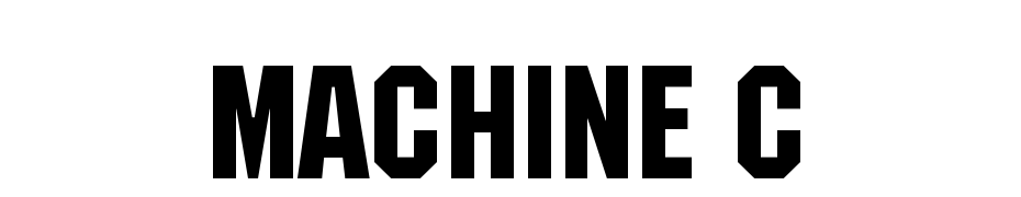 Machine C Font Download Free