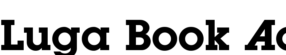 Luga Book Ad Semi Bold Font Download Free