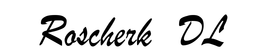 Roscherk DL Font Download Free
