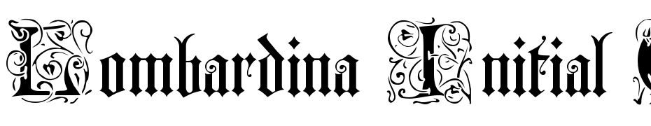 Lombardina Initial One Font Download Free
