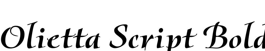 Olietta Script Bold Italic Fuente Descargar Gratis