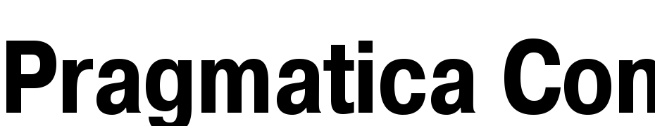 Pragmatica Cond C Bold Font Download Free