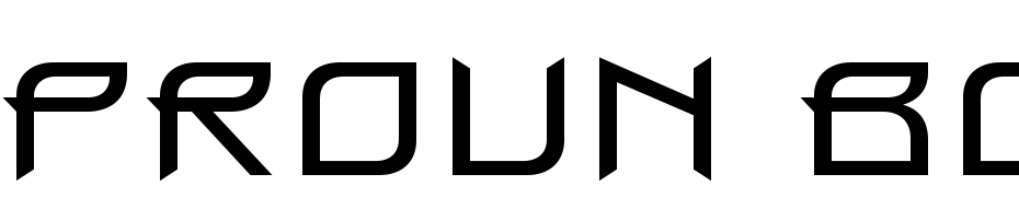 Proun BC Font Download Free