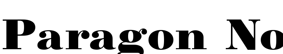 Paragon Nord Ultra Bold CTT Font Download Free