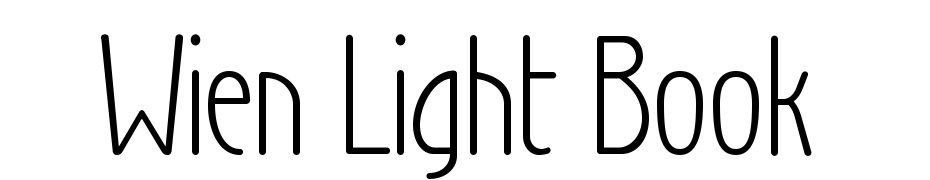 Wien Light Font Download Free