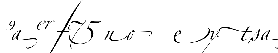 Zapfino Extra LT Alternate Font Download Free