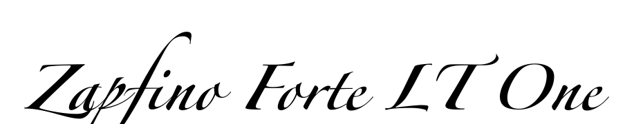 Zapfino Forte LT One Font Download Free