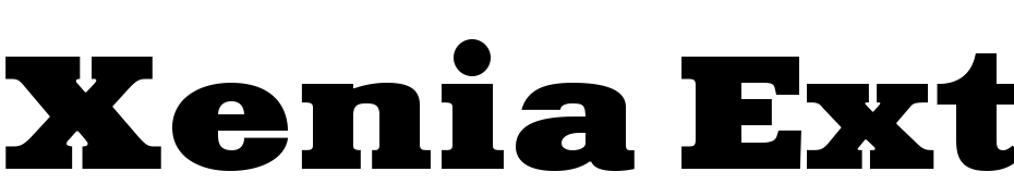 Xenia Extended C Bold Font Download Free