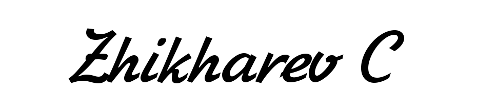 Zhikharev C Font Download Free