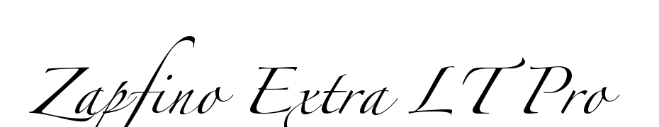 Zapfino Extra LT Pro Font Download Free