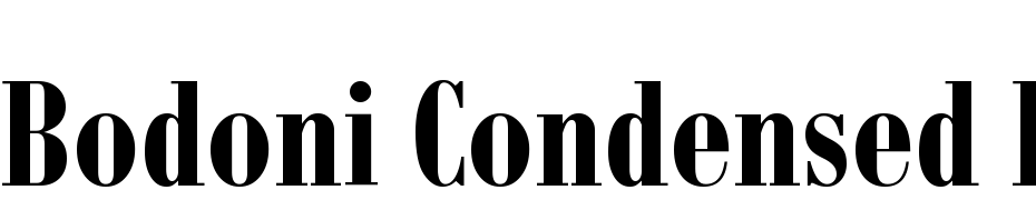 Bodoni MT Condensed Bold Font Download Free