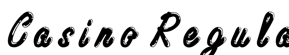 Casino Regular Font Download Free