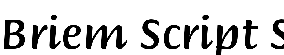 Briem Script Std Medium Font Download Free