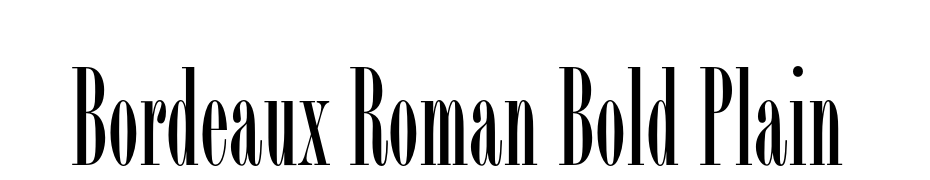 Bordeaux Roman Bold Plain Fuente Descargar Gratis