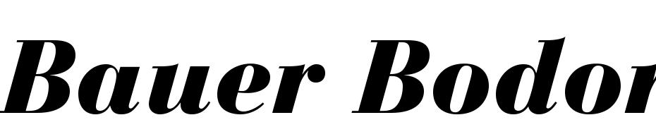 Bauer Bodoni Std Black Italic cкачати шрифт безкоштовно
