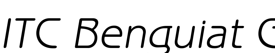 ITC Benguiat Gothic Std Book Oblique Font Download Free