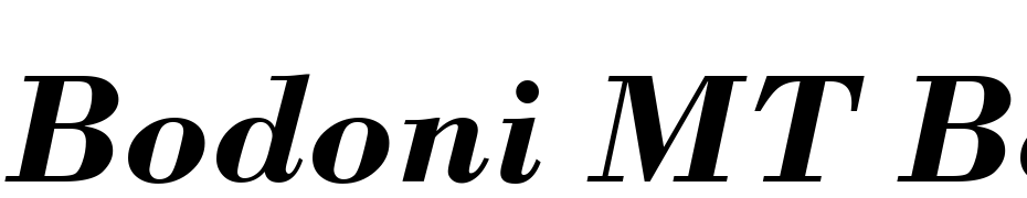 Bodoni MT Bold Italic Font Download Free