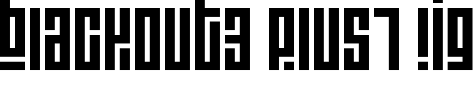 Blackout3 Plus1 Light Font Download Free