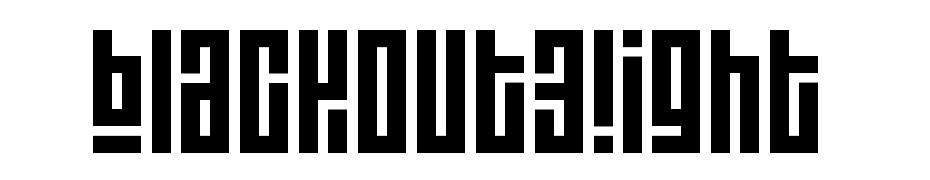 Blackout3 Light Font Download Free