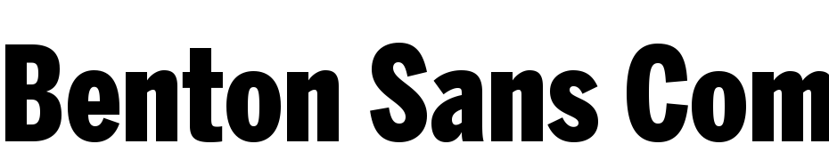 Benton Sans Comp Black Font Download Free
