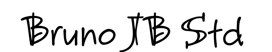 Bruno JB Std Font Download Free