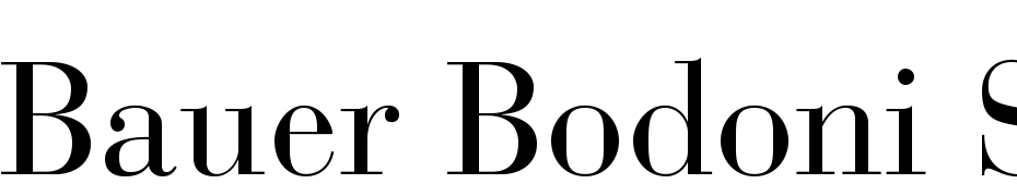 Bauer Bodoni Std Roman Font Download Free