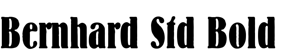 Bernhard Std Bold Condensed Fuente Descargar Gratis