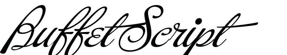 Buffet Script Yazı tipi ücretsiz indir