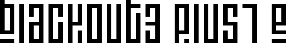 Blackout3 Plus1 Extra Light Font Download Free