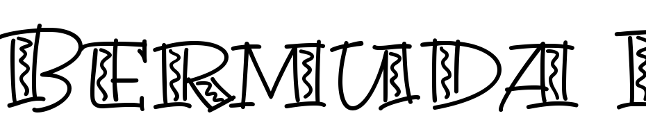Bermuda LP Std Squiggle Yazı tipi ücretsiz indir