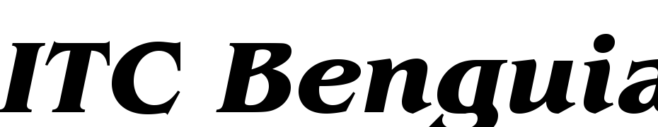 ITC Benguiat Std Bold Italic Font Download Free