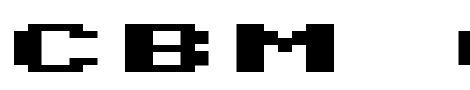 CBM 64 20 Column Font Download Free