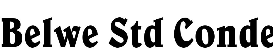 Belwe Std Condensed Font Download Free