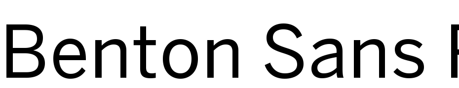 Benton Sans Regular Font Download Free