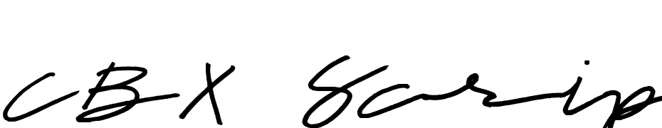 CBX Scriptorium cкачати шрифт безкоштовно
