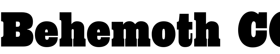 Behemoth CG Semi Cond Font Download Free
