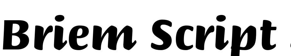 Briem Script Std Black Font Download Free